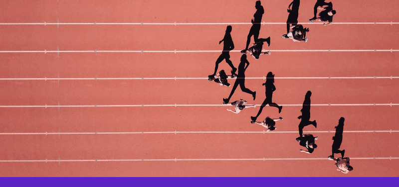 runners on track competing machine learning siem