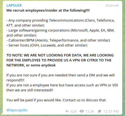 Lapsus-Ransomware-hiring