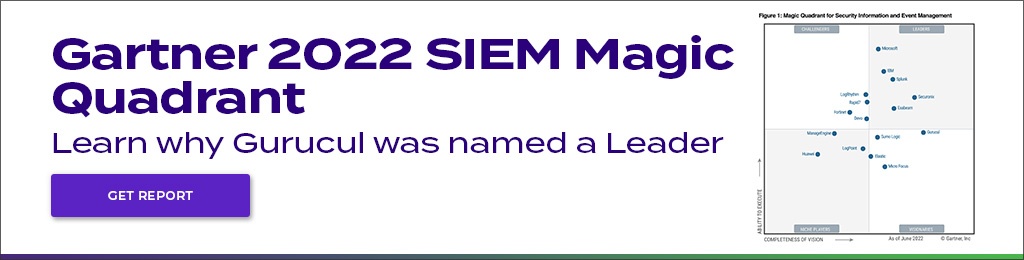 Gartner 2022 SIEM Magic Quadrant learn why Gurucl was named a Leader